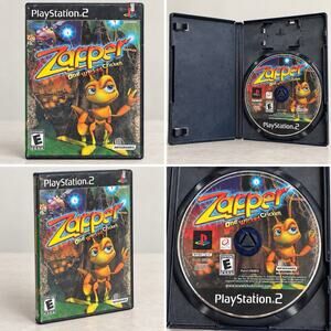 Zapper One Wicked Cricket Sony PlayStation 2 PS2 2002 Game Disc & Case No Manual